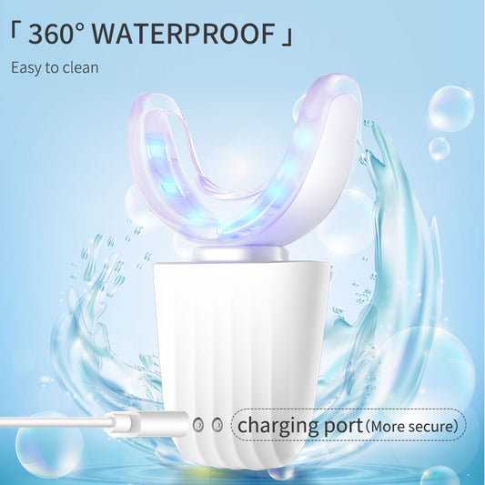 Blue Light Ultrasonic Electric Toothbrush Waterproof